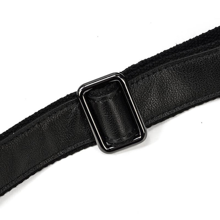 Sort Leather Travel Bag | AALBORG