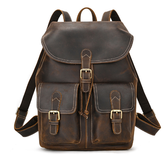 Leather Shoulder Backpack | FALUN