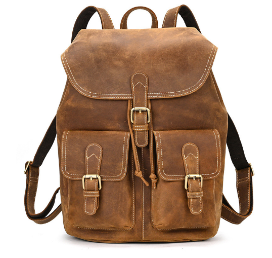 Leather Shoulder Backpack | FALUN