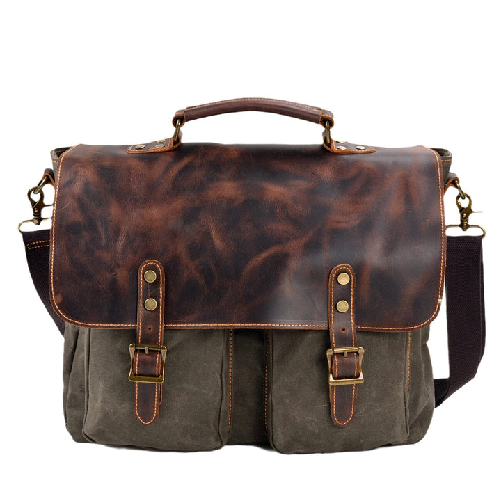 Vintage Canvas Shoulder Bag | ANSEN