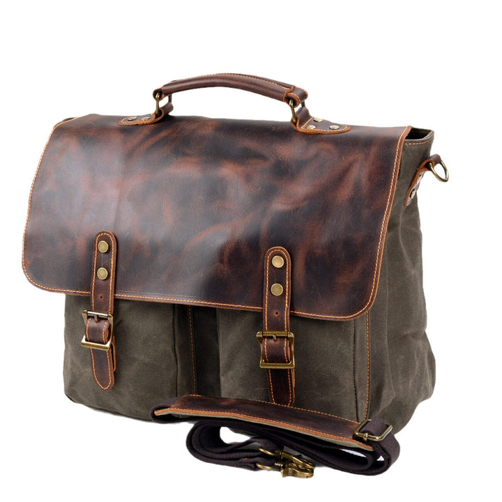 Vintage Canvas Shoulder Bag | ANSEN