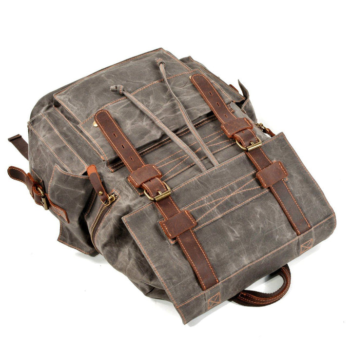 Canvas Hiking Bag with Drawstring Closure | MONTREUX