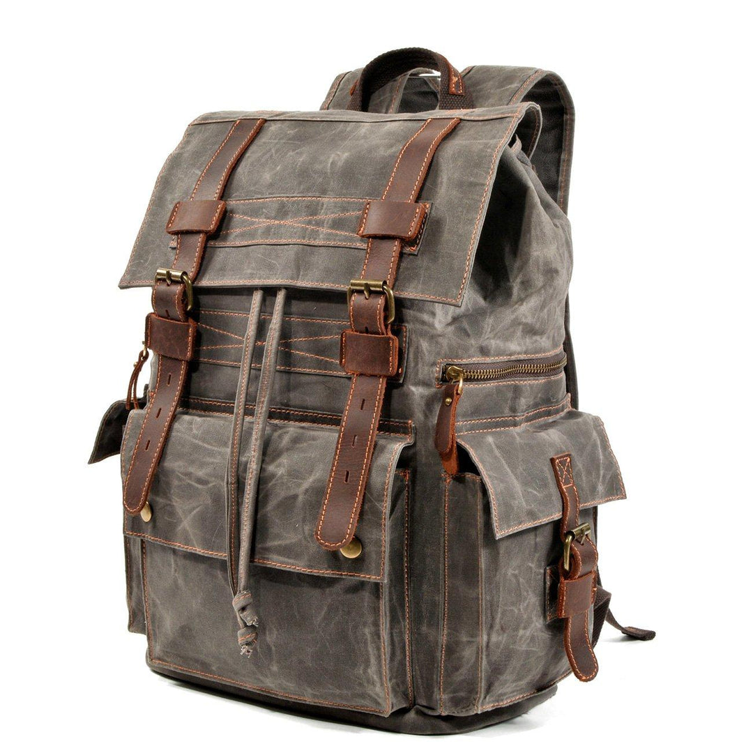 Canvas Hiking Bag with Drawstring Closure | MONTREUX