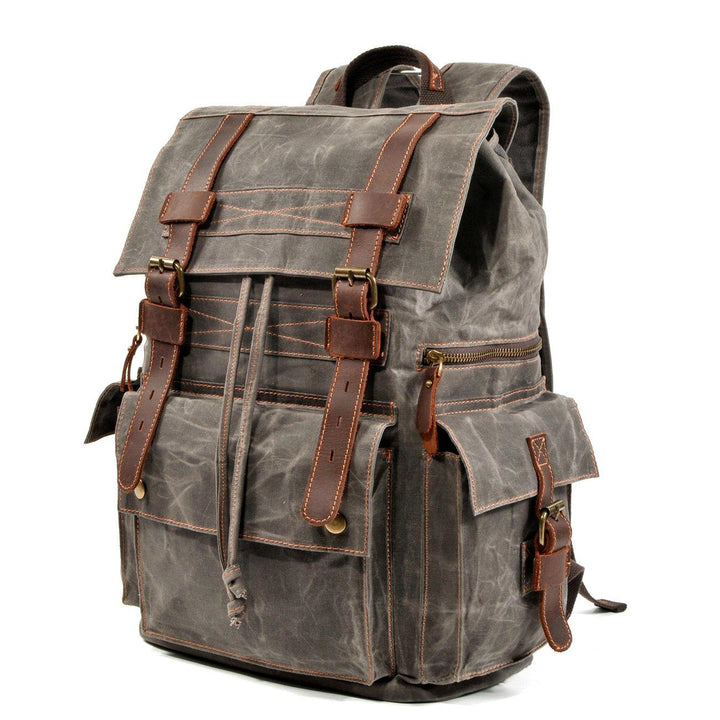 Canvas Hiking Bag with Drawstring Closure | MONTREUX