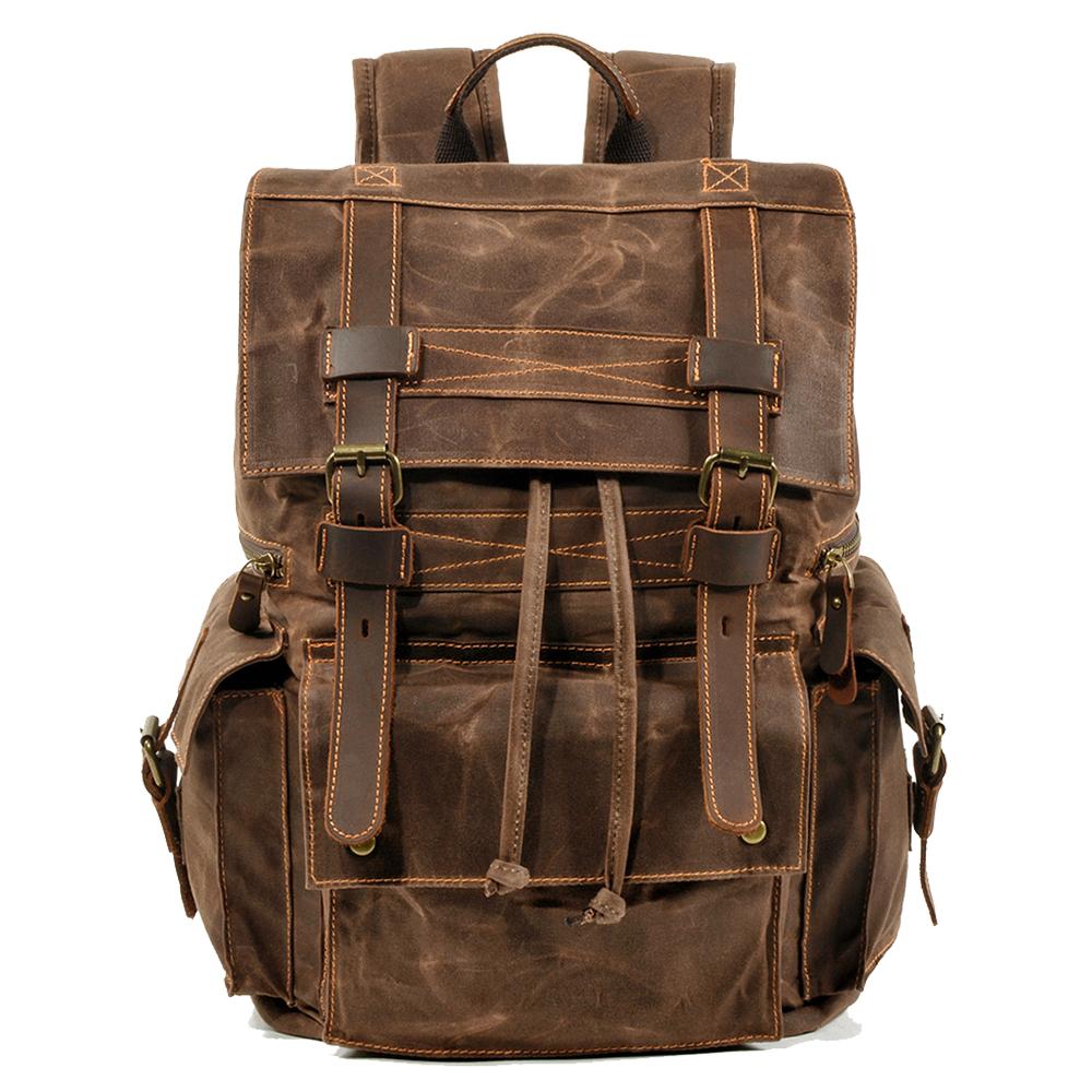 Canvas Hiking Bag with Drawstring Closure | MONTREUX