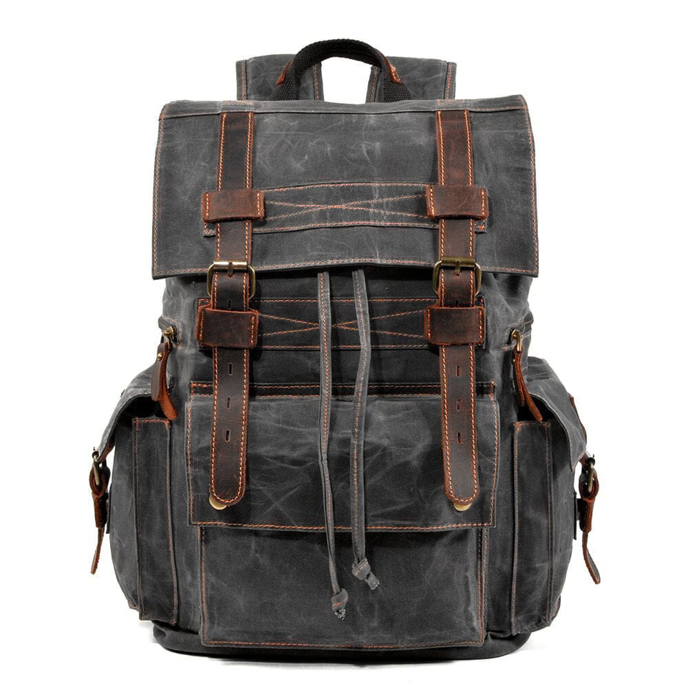 Canvas Hiking Bag with Drawstring Closure | MONTREUX