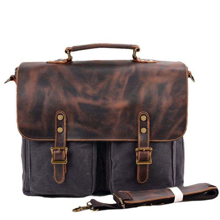 Vintage Canvas Shoulder Bag | ANSEN