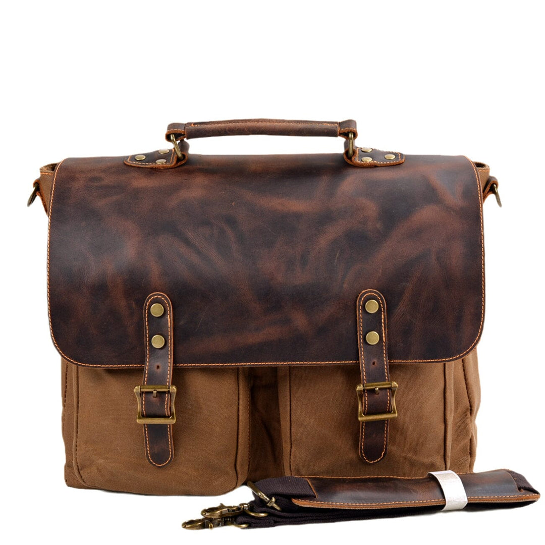 Vintage Canvas Shoulder Bag | ANSEN