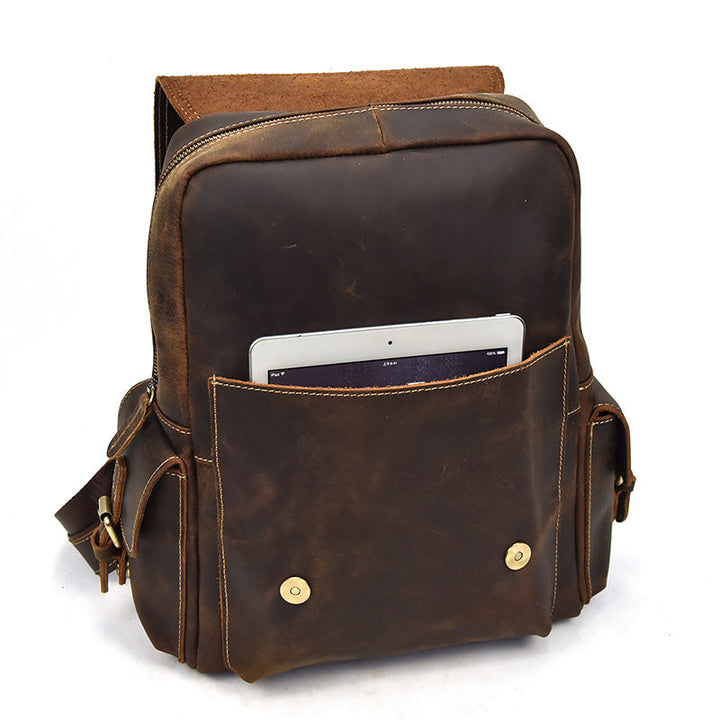 Leather backpack for women | ALMERIA