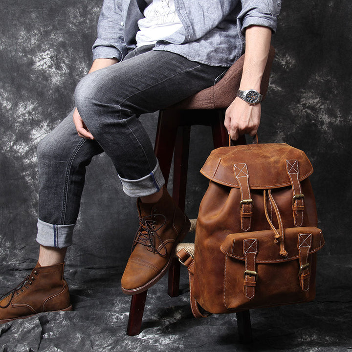 Leather Backpack | CADIZ