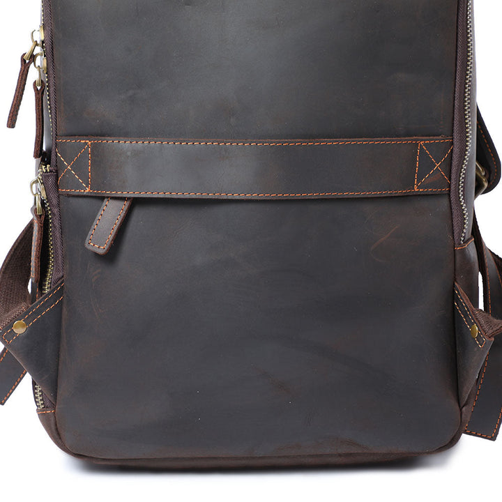 Leather Laptop Backpack | LARVIK