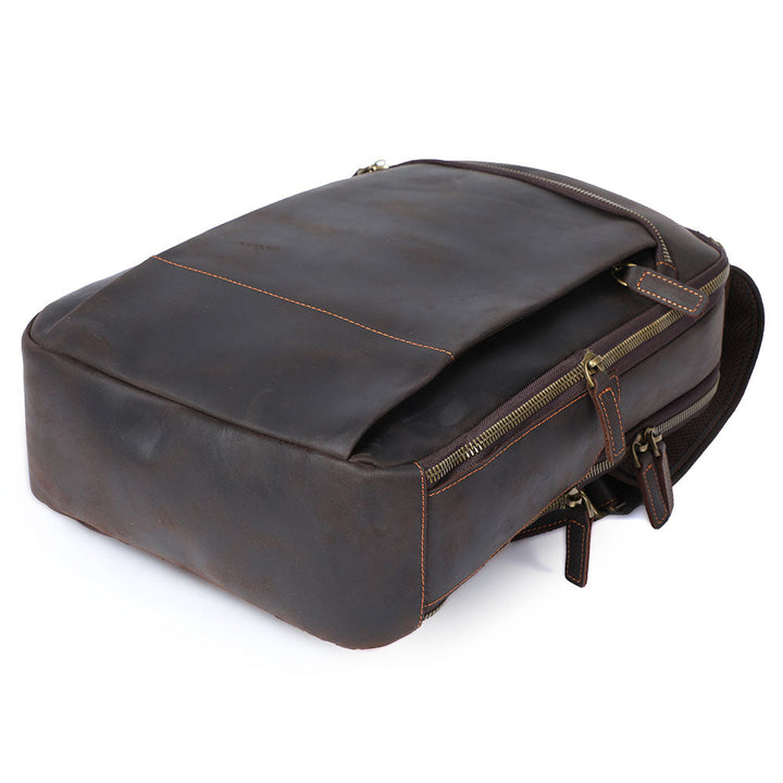 Leather Laptop Backpack | LARVIK