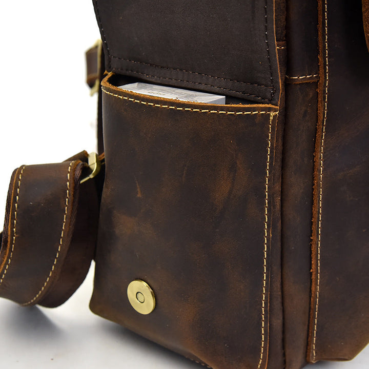Leather backpack for women | ALMERIA