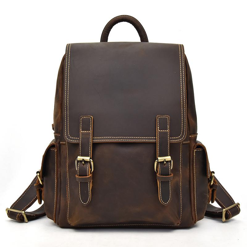 Leather backpack for women | ALMERIA