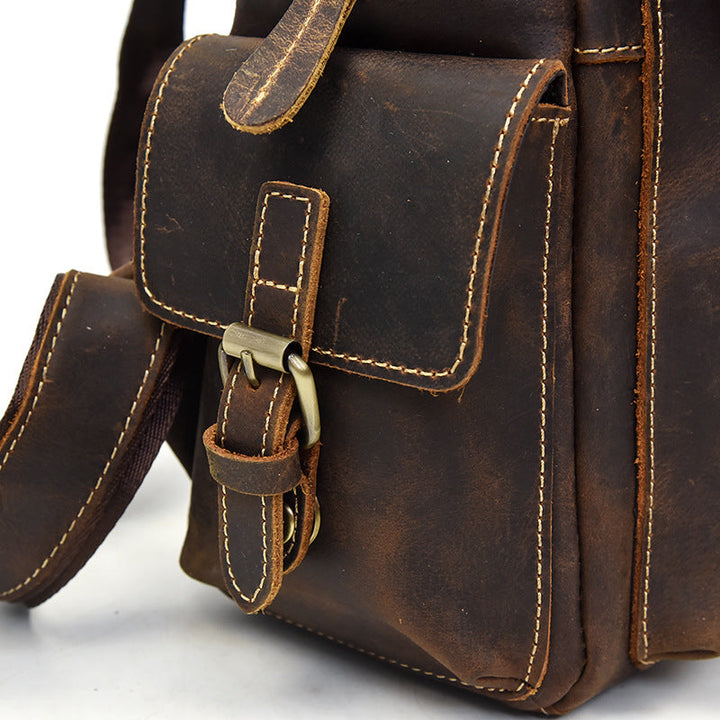 Leather backpack for women | ALMERIA