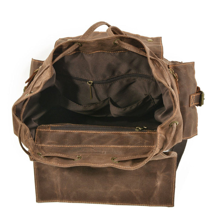 Canvas Hiking Bag with Drawstring Closure | MONTREUX