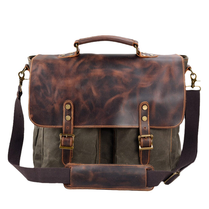 Vintage Canvas Shoulder Bag | ANSEN