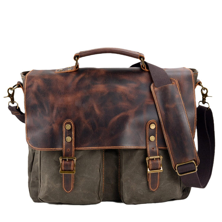 Vintage Canvas Shoulder Bag | ANSEN