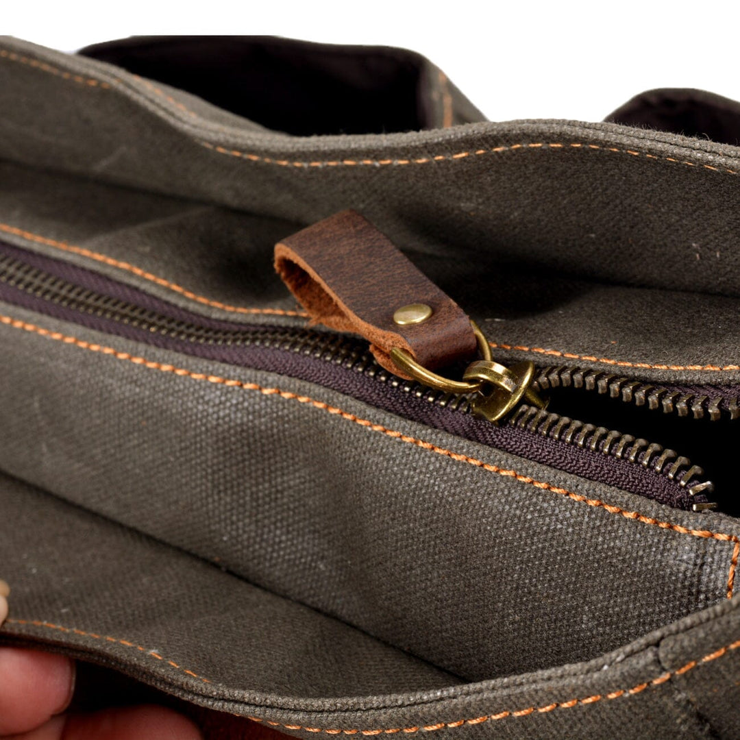 Vintage Canvas Shoulder Bag | ANSEN