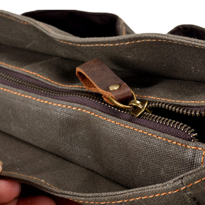 Vintage Canvas Shoulder Bag | ANSEN