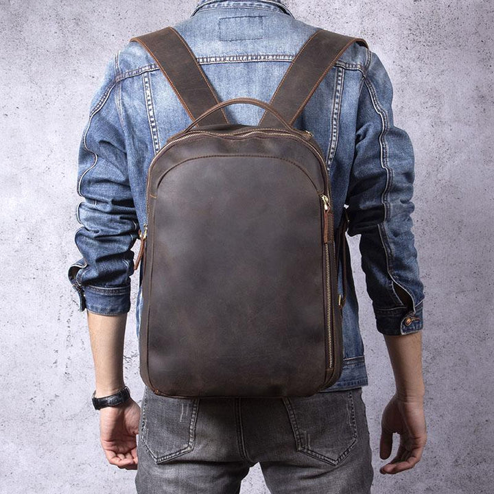 Tan-colored backpack | TOLEDO