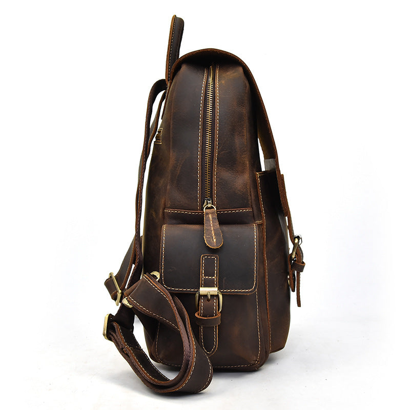 Leather backpack for women | ALMERIA