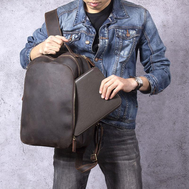 Tan-colored backpack | TOLEDO