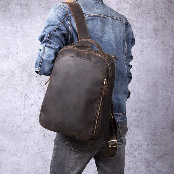 Tan-colored backpack | TOLEDO