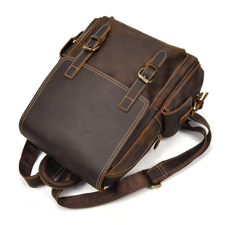 Leather backpack for women | ALMERIA